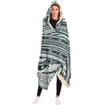 Polynesian Hooded Blanket Design 1