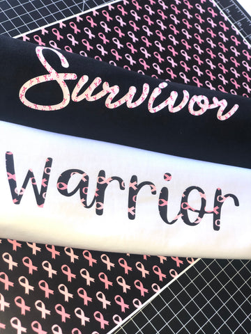 Breast Cancer Survivor/Warrior Tees