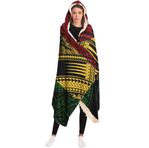 Bob Marley Hooded Blanket