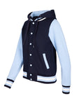 Hooded Varsity Jacket