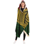 Polynesian Reggae Hooded Blanket