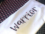 White Pink Ribbon Warrior Tee